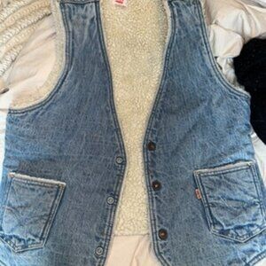 Vintage Levi Denim Jacket fleece lined